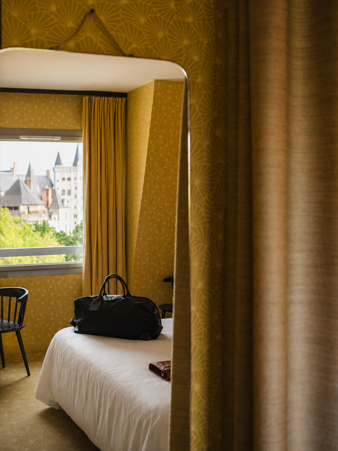 Chambre supérieur double vue sur le château à Nantes